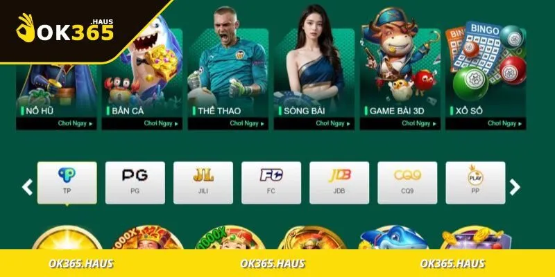 TRANG CHỦ 25 Sảnh game đa dạng, cuốn hút từ cá độ thể thao đến bài đối kháng